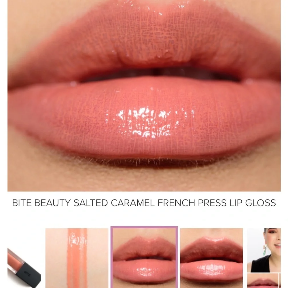 Bite Beauty french press lip gloss - Salted caramel